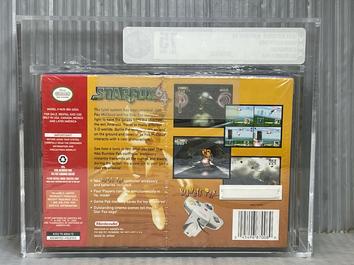 1997 Nintendo 64 Starfox 64 Rumble Pak VGA 751