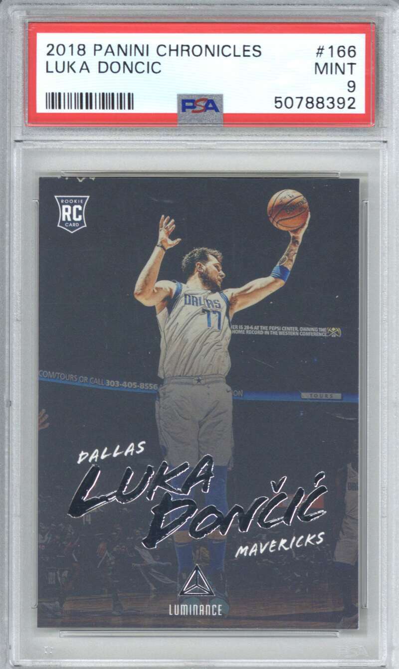 2018 Panini Chronicles 166 Luka Doncic PSA 9 0