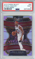 2019 Panini Select 89 Pascal Siakam Silver Prizm PSA 90