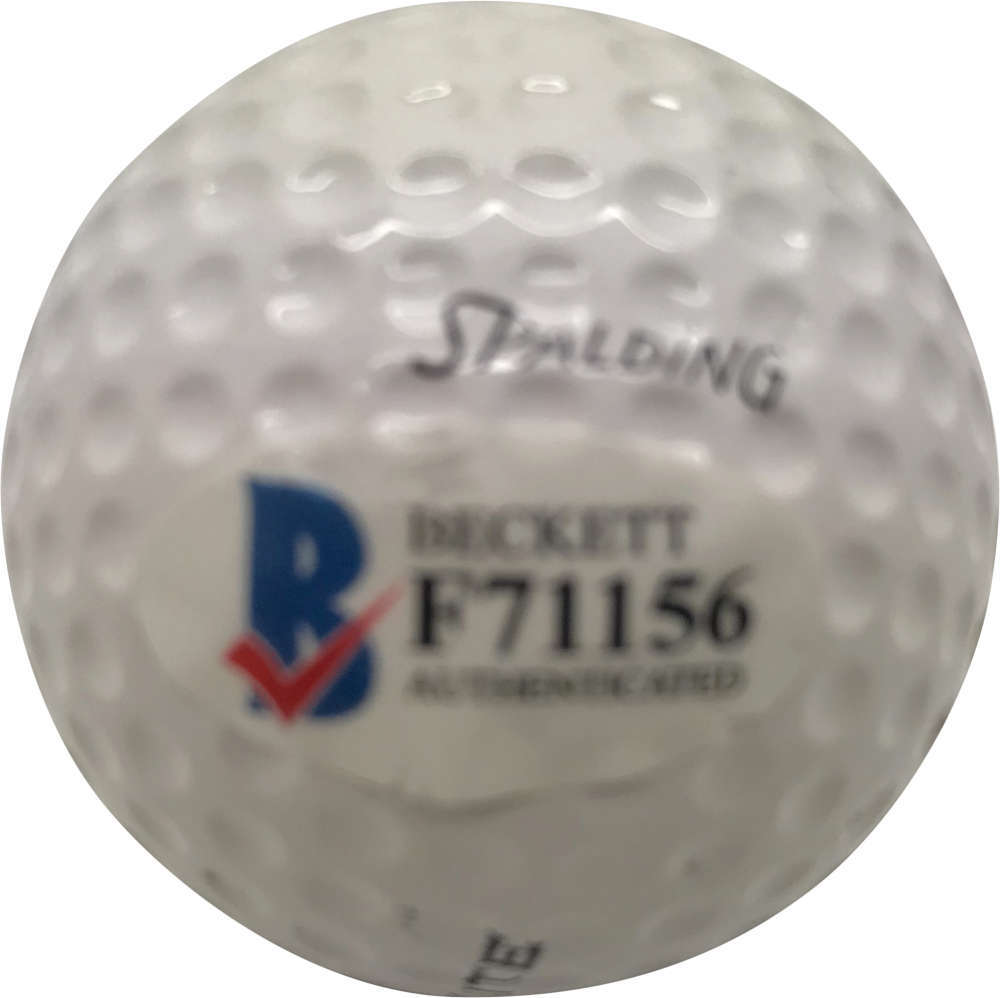 Bob Murphy Autographed Signed Spalding Golf Ball Beckett BAS 1