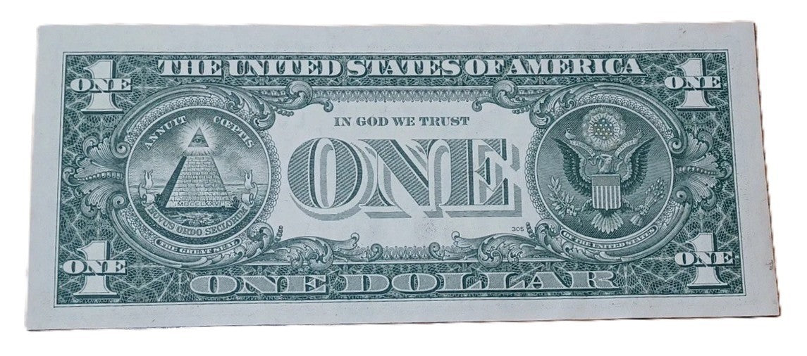 The Beatles George Harrison Signed Auto US $1 Bill JSA1