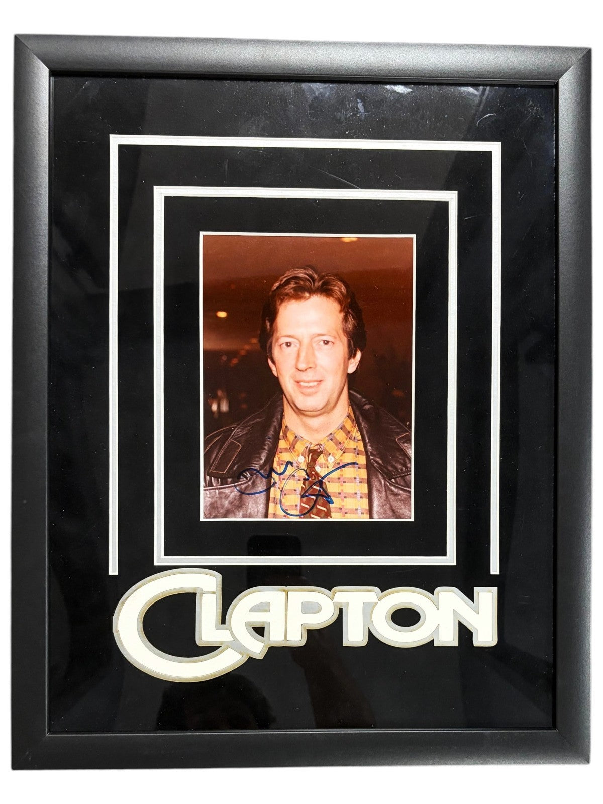 Eric Clapton Signed Auto 8x10 Color Photograph Framed Display PSA DNA0