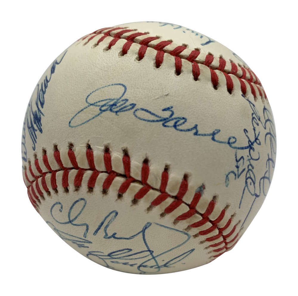 1999 New York Yankees Signed Autographed Jeter Torre WS Baseball JSA 0