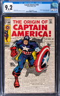 1969 Marvel Captain America #109 CGC 9.20