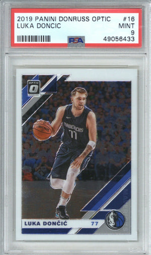 2019 Panini Donruss Optic #16 Luka Doncic PSA 9