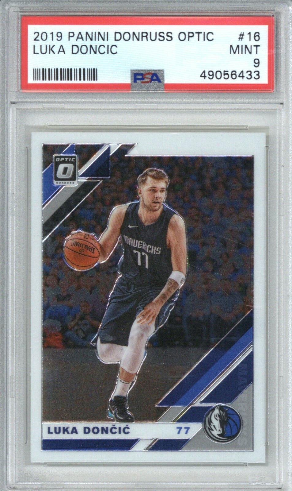 2019 Panini Donruss Optic #16 Luka Doncic PSA 90