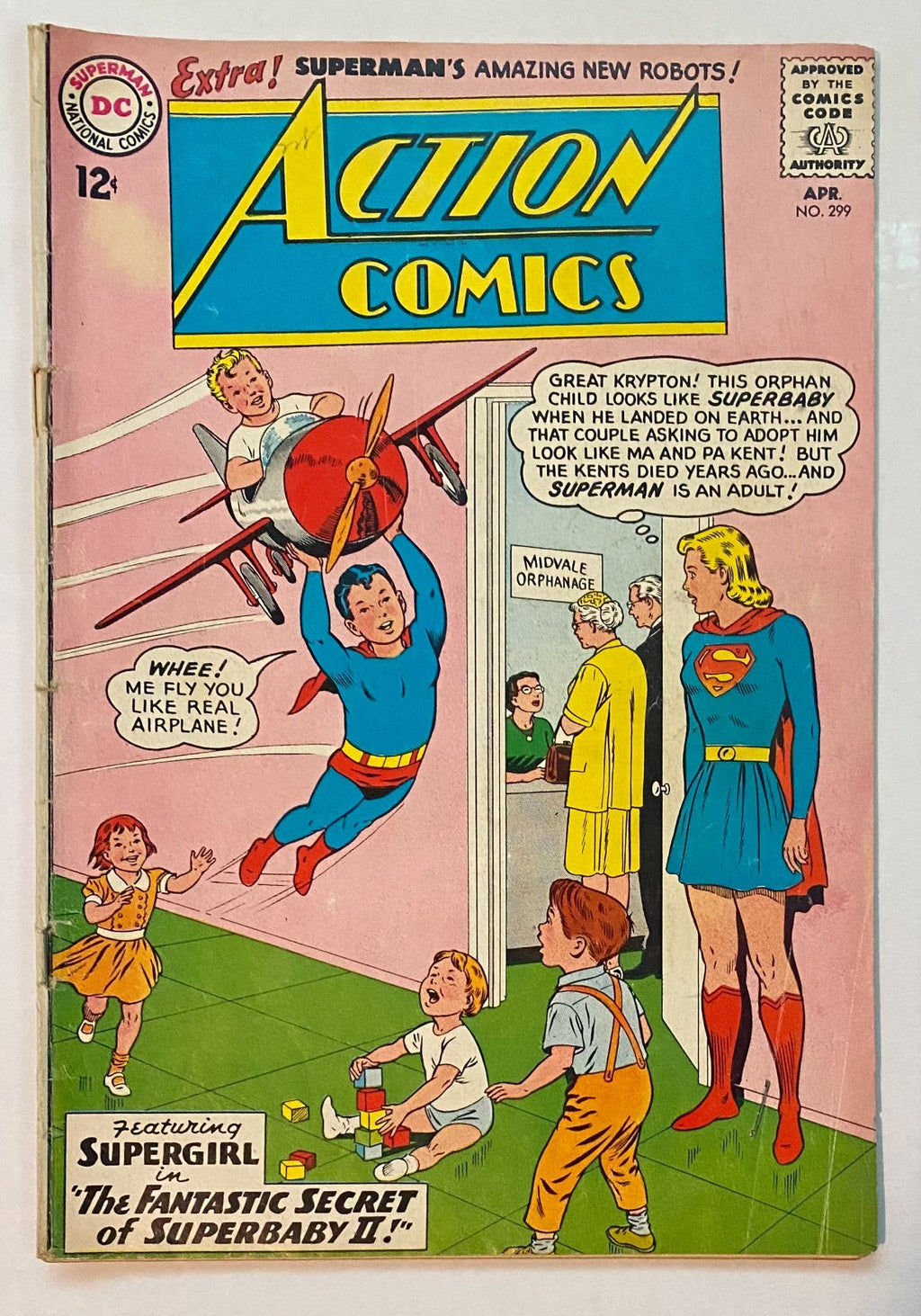 DC COMICS: ACTION COMICS #299; April 19630