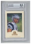 2002 Gridiron Kings Bronze Tom Brady 55 BGS 8.50