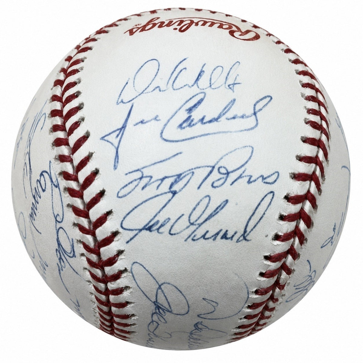 1998 New York Yankees Team Signed Auto World Series Baseball Jeter Beckett BAS2