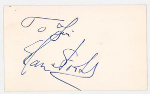 Elaine Stritch Signed 3x5 Index Card Note Card Beckett BAS