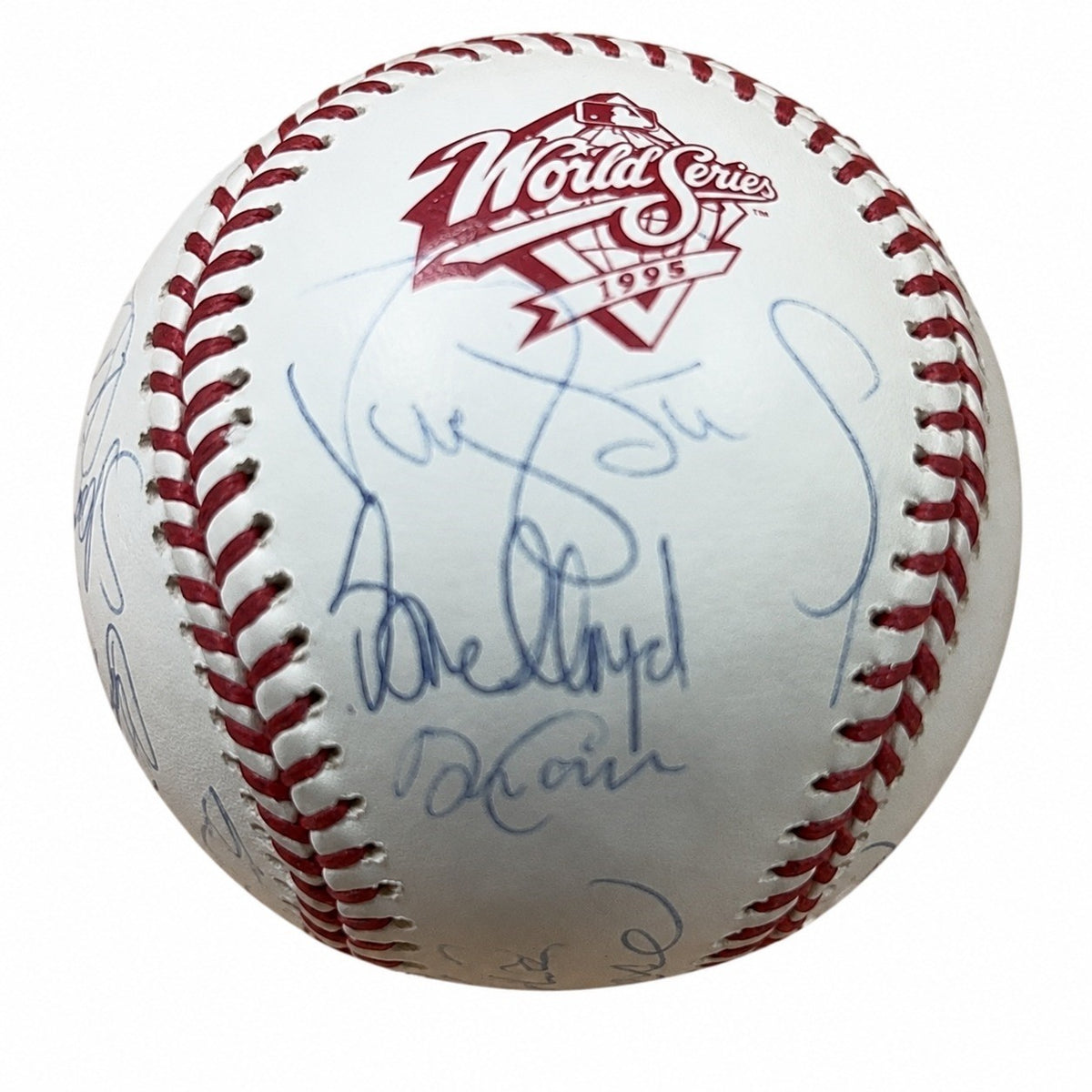 1998 New York Yankees Team Signed Auto World Series Baseball Jeter Beckett BAS4