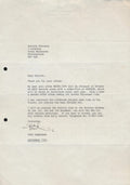 Pete Townshend Signed Auto The Who 1985 8x11 Letter Album Content Grad LOA0