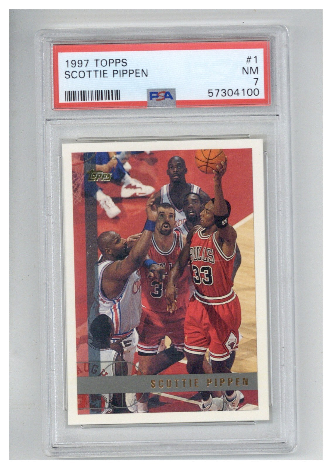 1998 Topps 1 Scottie Pippen PSA 70