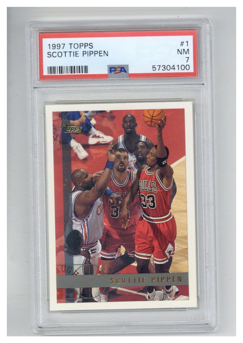 1998 Topps 1 Scottie Pippen PSA 70