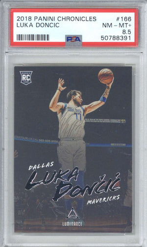 2018 Panini Chronicles 166 Luka Doncic PSA 8.5
