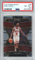 2019 Panini Select 48 Coby White PSA 8.50