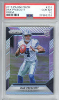 2016 Panini Prizm 231 Dak Prescott Silver Prizm PSA 10 0