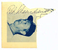 Red Schoendienst Signed Autographed 3x4 Program Photograph Beckett BAS 0