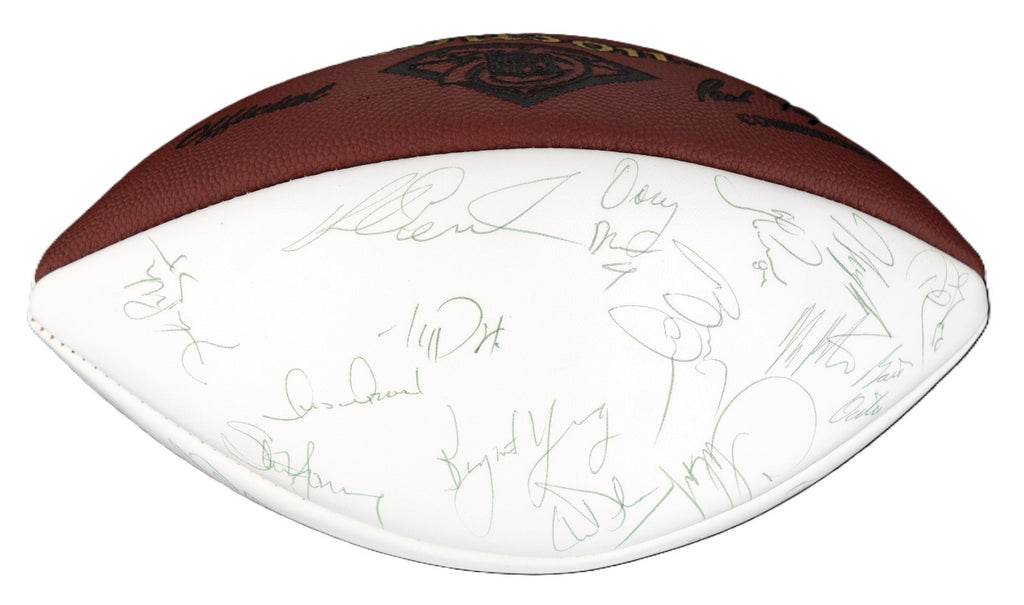 1994 Super Bowl Champion 49ers Team Signed Auto Football Young Rice Sanders GRAD2