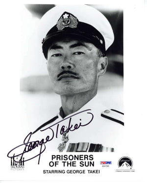 George Takei Signed Autographed 8x10 Prisoners of the Sun Photograph PSA/DNA