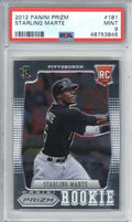 2012 Panini Prizm 181 Starling Marte PSA 90