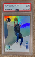 2018 Panini Status Luka Doncic 122 PSA 90