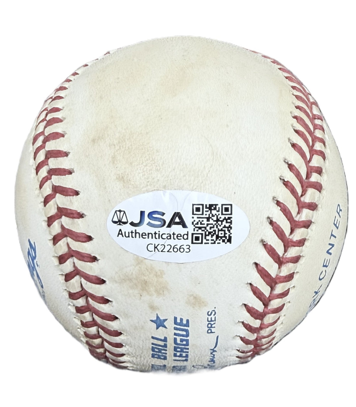 Jim Leyritz Signed Auto OAL Baseball New York Yankees 1996 WS Champs JSA COA1