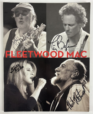 Fleetwood Mac Signed Tour Program Nicks Fleetwood McVie Buckingham Beckett BAS