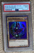 2015 Yugioh 1st Edition Dark Magician Duelist Pack EN008 PSA 90