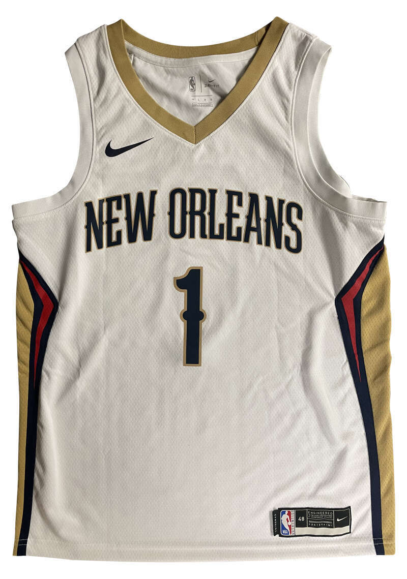 Zion Williamson Signed Autographed NIKE Swingman Pelicans Jersey Fanatics2