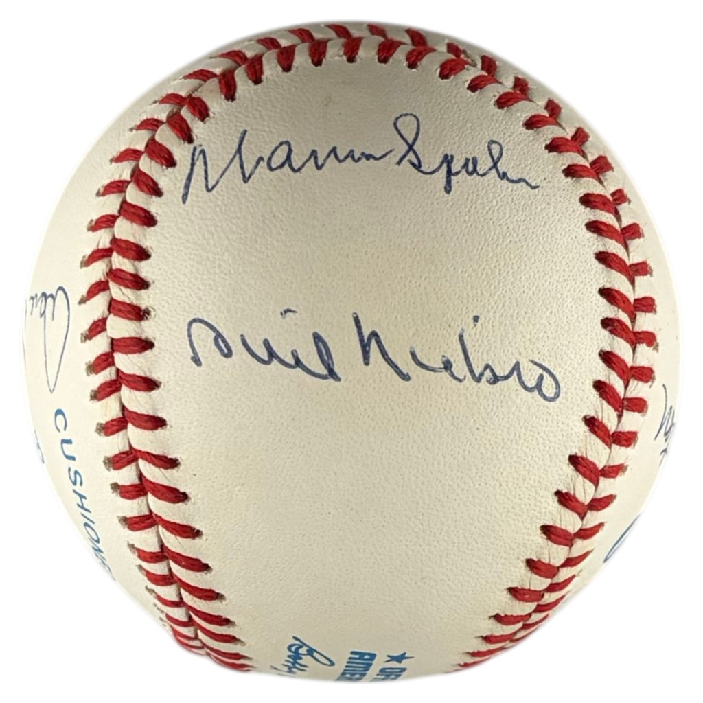 No Hitter Legends Signed Auto OAL Baseball Nolan Ryan Seaver Spahn PSA DNA2