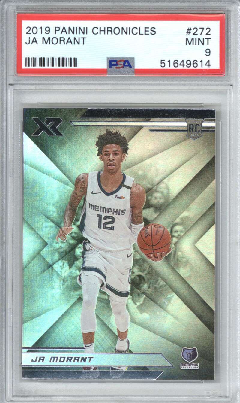 2019 Panini Chronicles 272 JA Morant PSA 90