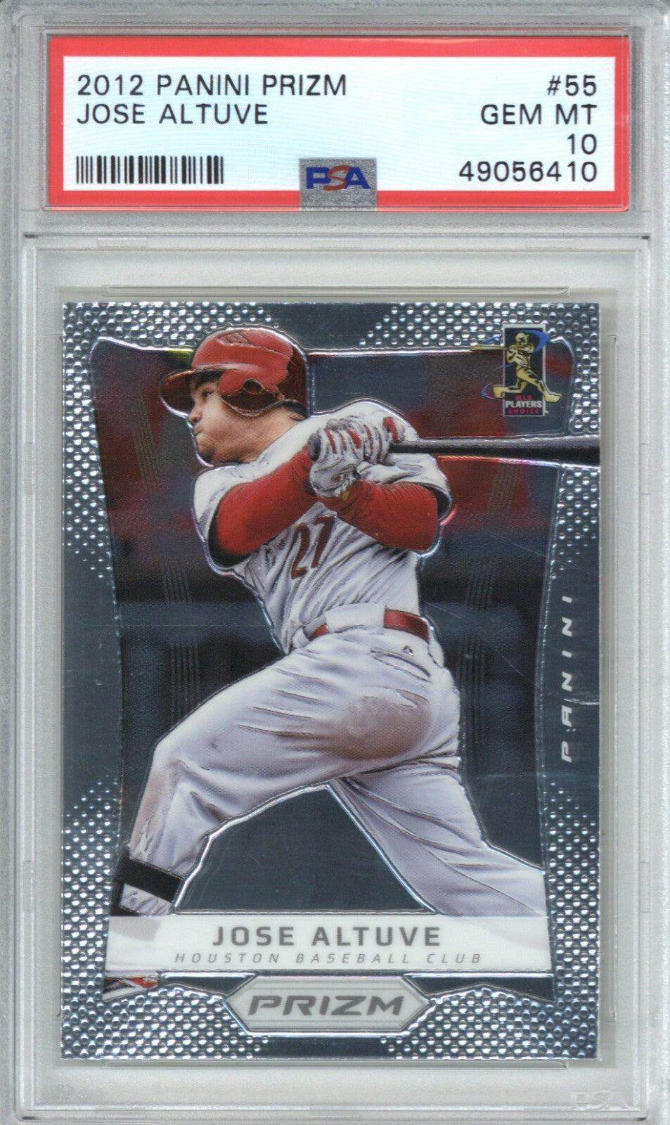 2012 Panini Prizm #55 Jose Altuve PSA 100