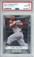 2012 Panini Prizm #55 Jose Altuve PSA 100