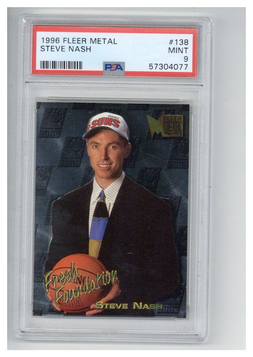 1996 Metal 138 Steve Nash PSA 90