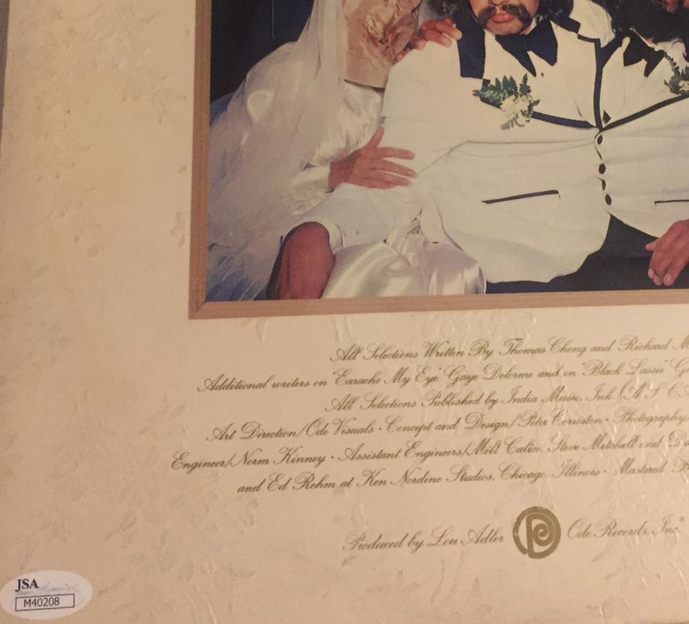Cheech Marin and Tommy Chong Cheech Chong Signed Wedding Album JSA COA1