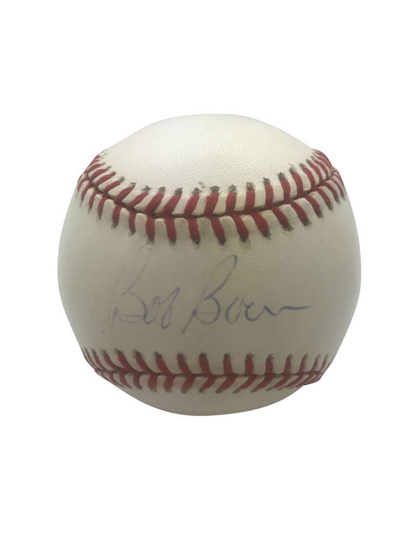 Bob Boone Signed Autographed ONL Baseball Beckett BAS 0