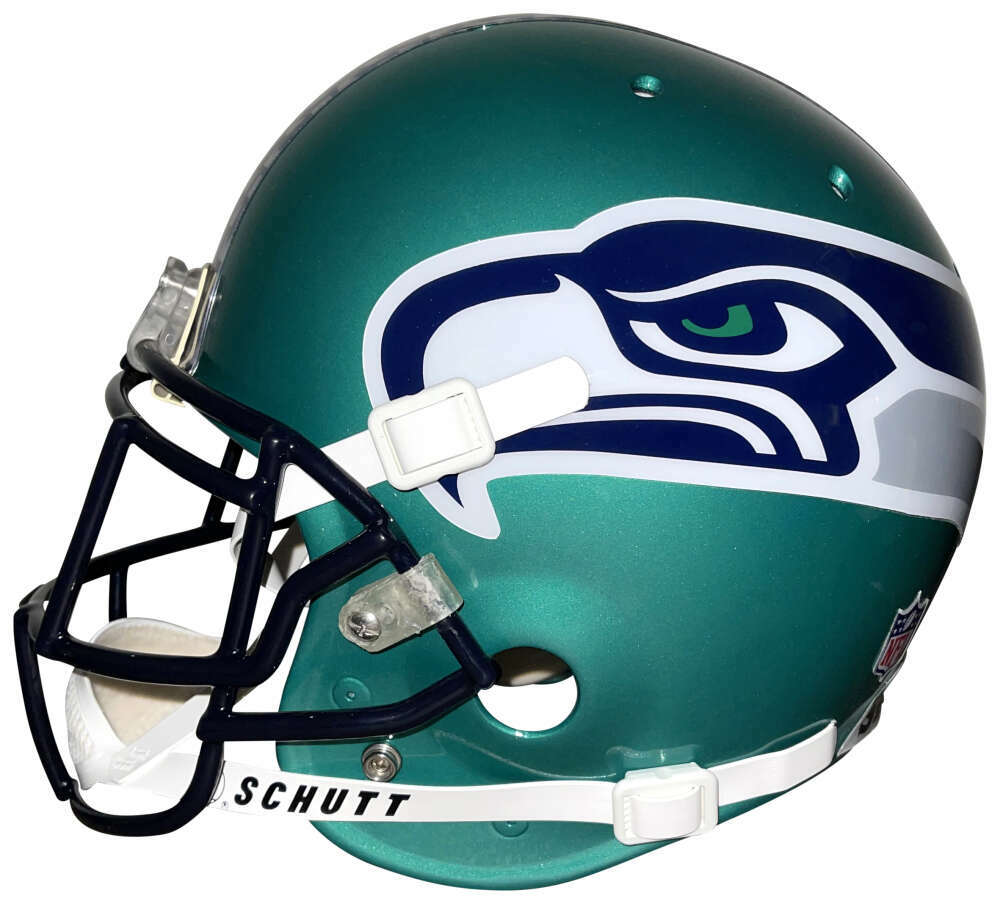 Seattle Seahawks Schutt Team Issued PROLINE Football Helmet0