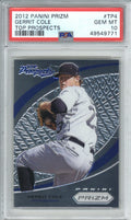 2012 Panini Prizm Top Prospects TP4 Gerrit Cole PSA 100