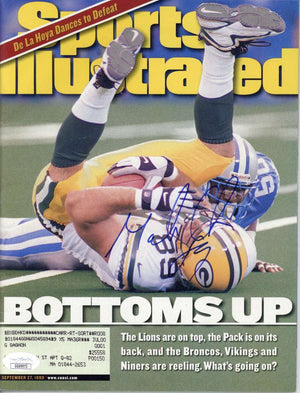 Mark Chmura Signed 1999 Sports Illustrated Magazine Packers JSA