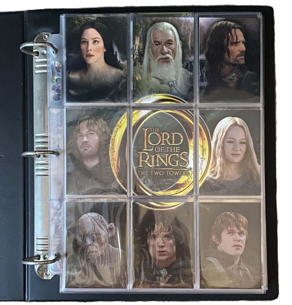 2002 Topps Lord of the Rings COLLECTORS UPDATE EDITION Binder w/ Complete Set1
