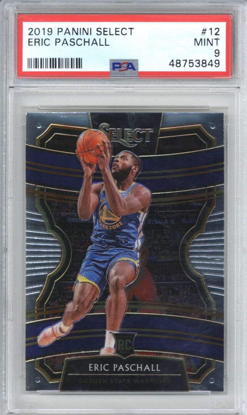2019 Panini Select 12 Eric Paschall PSA 90