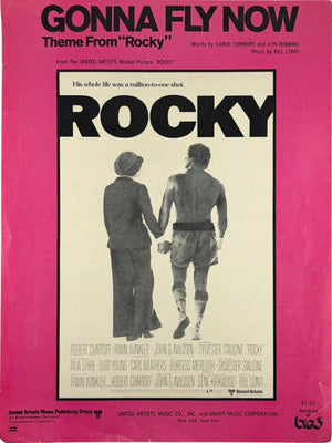 Rocky Original Gonna Fly With Me Song Booklet 1977 BIG 3
