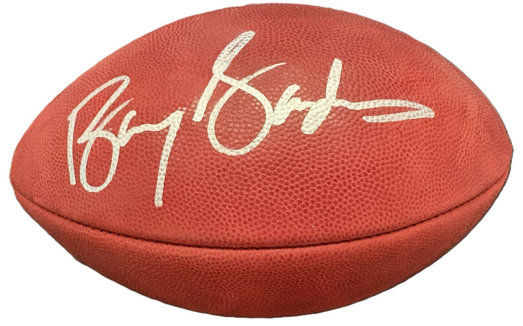 Barry Sanders Signed Leather NFL Game Football Fanatics0