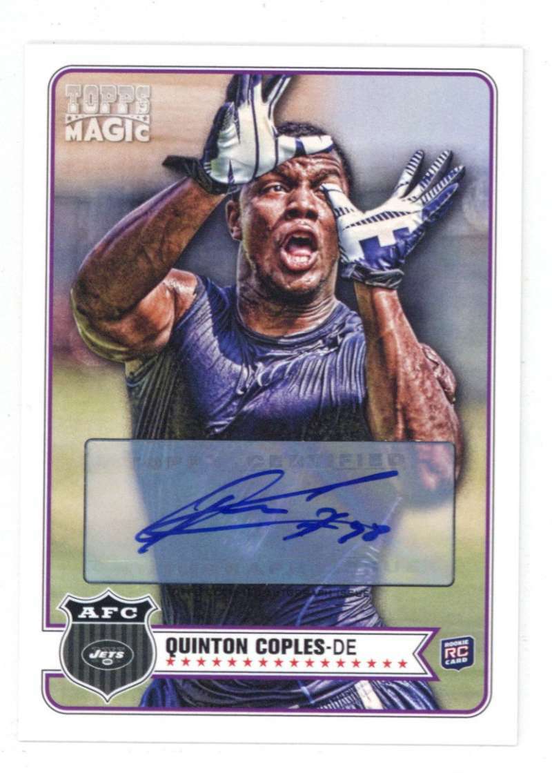 Quinton Coples Signed Auto 2012 Topps Magic Rookie #23 0