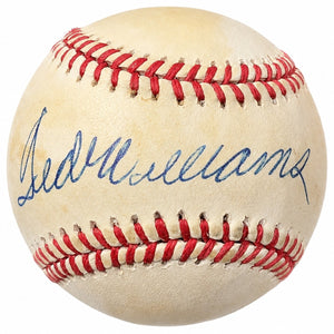Ted Williams Signed Auto OAL Baseball Boston Red Sox Upper Deck UDA