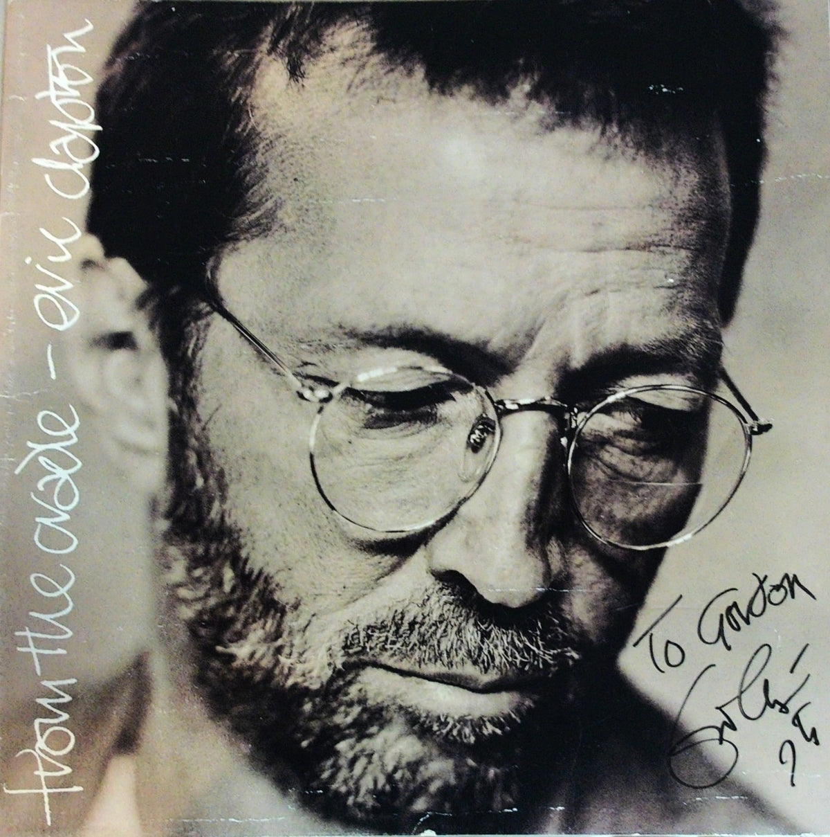 Eric Clapton Signed Auto From the Cradle 12x12 Tour Program REAL Epperson0