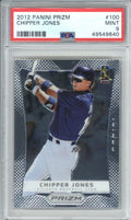 2012 Panini Prizm 100 Chipper Jones PSA 90