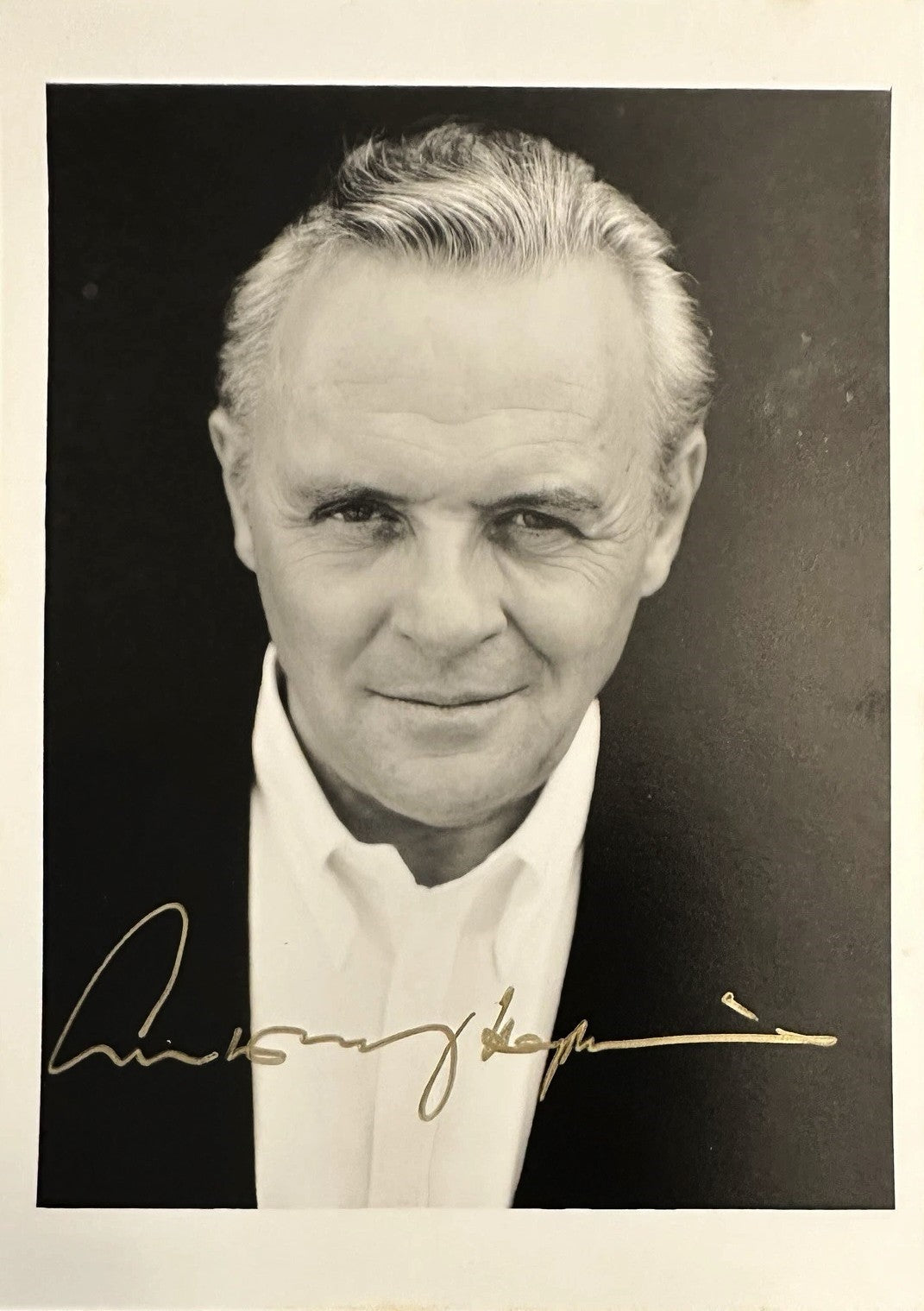 Anthony Hopkins Signed Auto 5x7 Vintage Promotional Photograph Grad LOA0