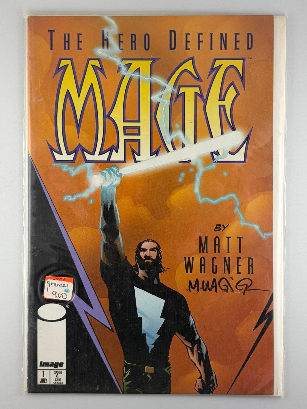 The Hero Defined Mage Matt Wagner Signed Auto SS0